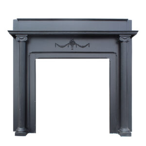 Reclaimed Decorative Fireplace Mantel, Flowers