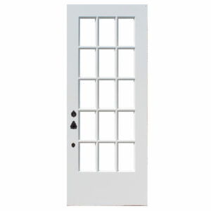 Salvaged 32″ Divided Light Door, Antique Doors