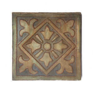 Mueller Mosaic Co. 6×6 Stair Riser Tile from the Windsor House, Fleur De Lis Mueller Mosaic Co. 6×6 Stair Riser Tile from the Windsor House, Fleur De Lis