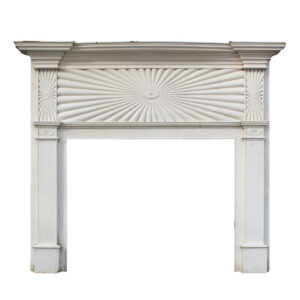Unusual Antique Federal Fireplace Mantel, c. 1820’s