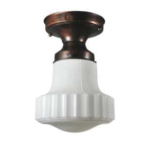 Art Deco Flush Mount Light, Antique Lighting