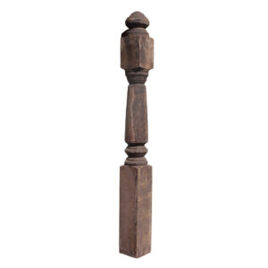 Salvaged Antique Turned Newel Post, Early 1900’s