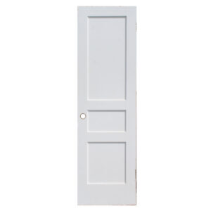 Antique 24” Three-Panel Solid Wood Door Antique 24” Three-Panel Solid Wood Door
