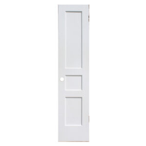 Narrow Antique 18” Three-Panel Solid Wood Door Narrow Antique 18” Three-Panel Solid Wood Door