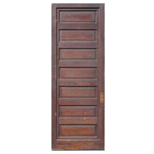 Antique 36” Chestnut Pocket Door