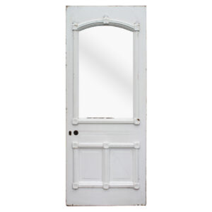Antique 32” Eastlake Door with Arched Window, Late 1800’s
