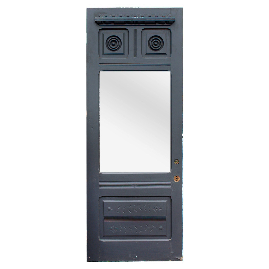 Reclaimed 35” Antique Eastlake Door, Late 1800’s