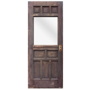 Antique 32” Decorative Cottage Door, Starburst
