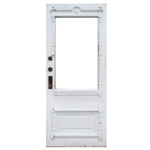 Antique 34″ Eastlake Door with Scalloped Trim, c. 1890’s
