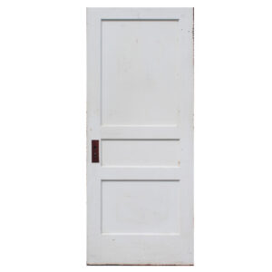 Reclaimed Antique 32” Three-Panel Solid Wood Door