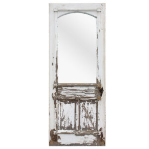 Antique 32” Eastlake Door with Arched Window, Late 1800’s