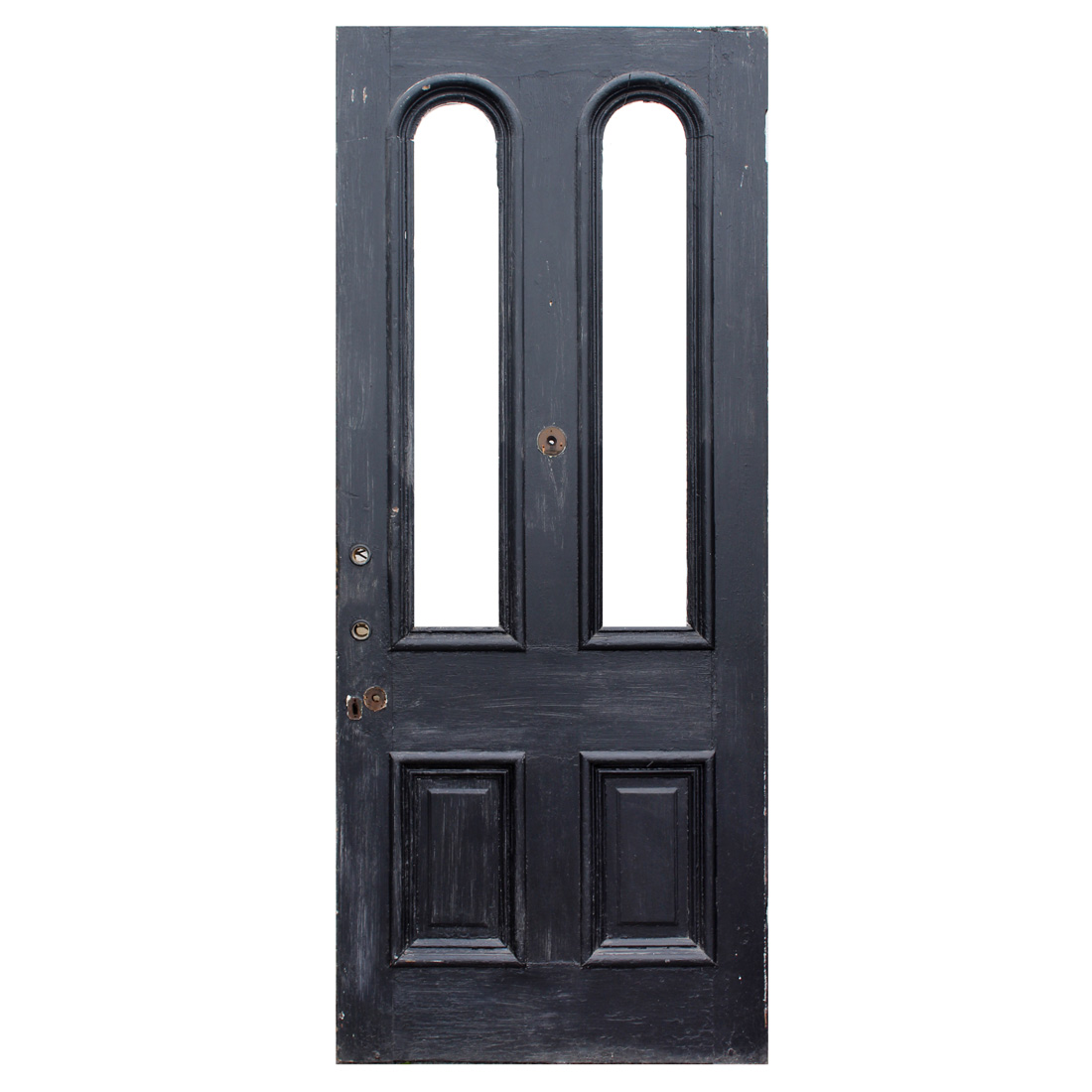 Reclaimed 36″ Door with Dual Arched Windows, c. 1890