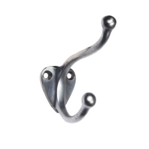 Antique Brushed Chrome New Old Stock Hooks by Corbin