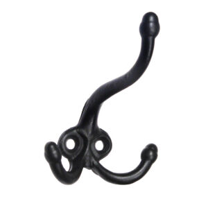 Salvaged Antique Cast Iron Hooks, Acorn Finials Salvaged Antique Cast Iron Hooks, Acorn Finials