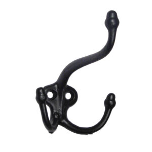 Antique Cast Iron Hooks with Acorn Finials, c. 1867 Antique Cast Iron Hooks with Acorn Finials, c. 1867