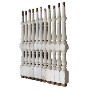 Antique Stair Spindles, Poplar