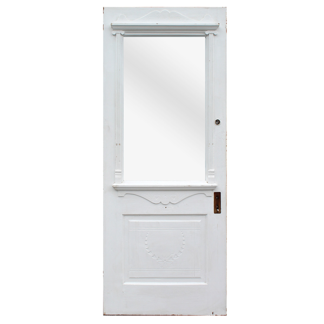 Salvaged 32″ Decorative Cottage Door, c.1890