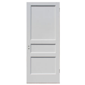 Reclaimed 31” Three-Panel Solid Wood Door, Antique Doors