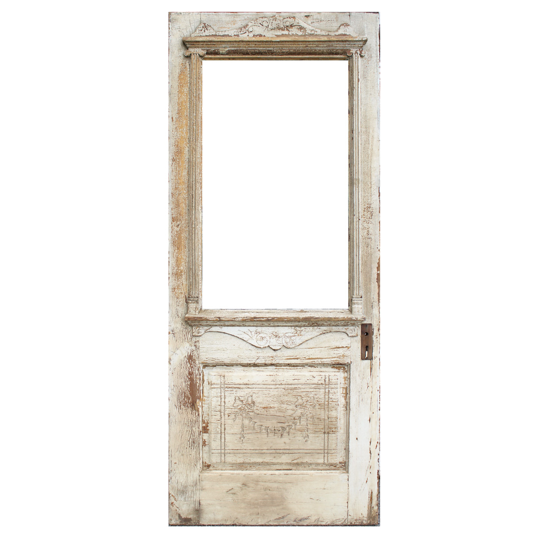 Reclaimed 34″ Decorative Cottage Door, Late 1800’s