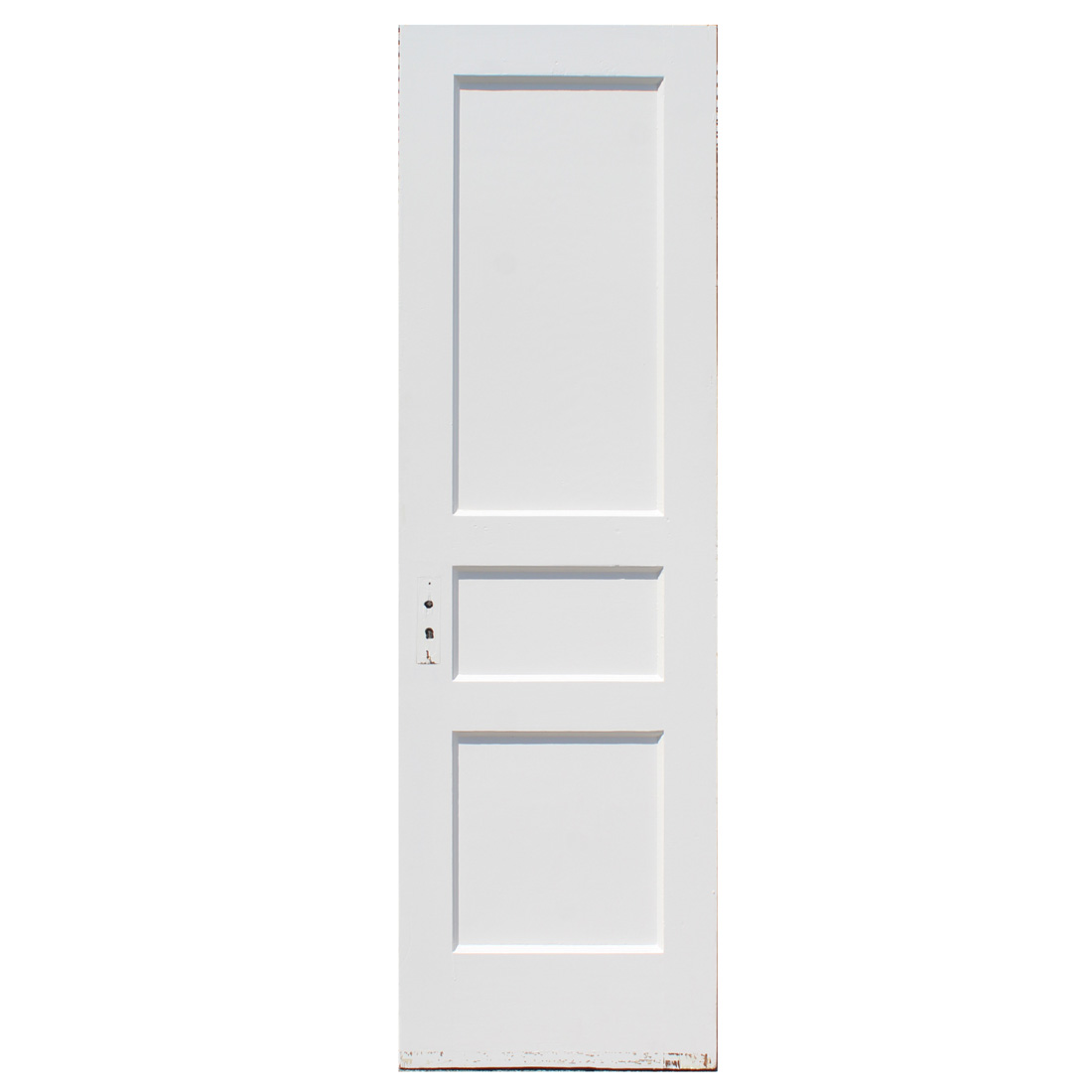 Salvaged 24” Three-Panel Solid Wood Door