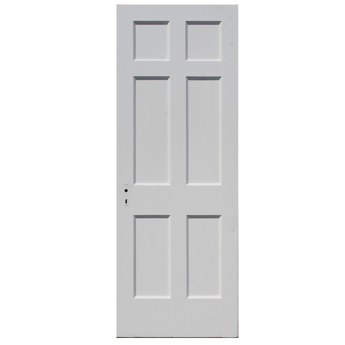 Salvaged 30” Six-Panel Solid Wood Door, Early 1900’s