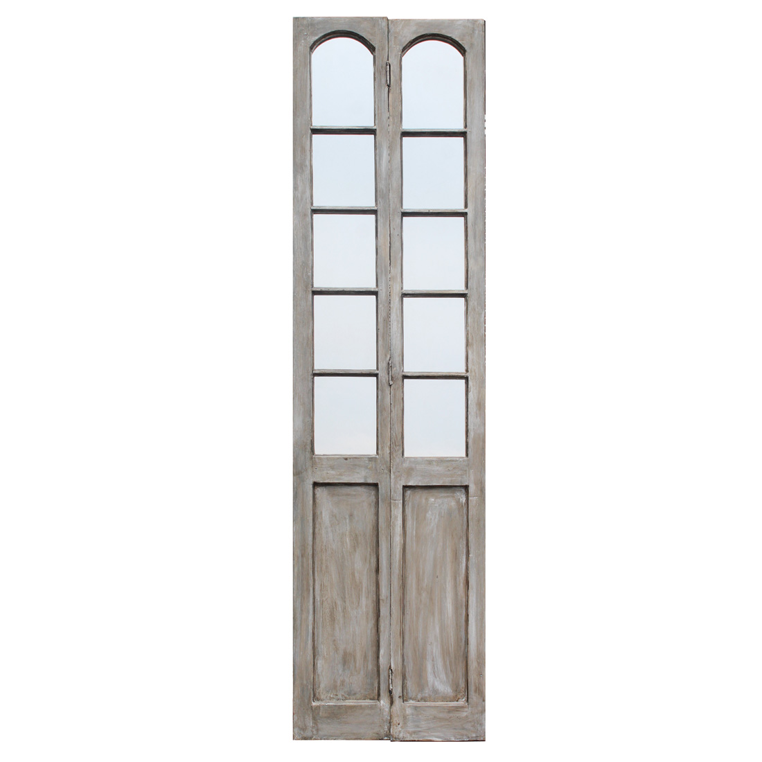 Narrow Antique 25” Door Pair with Mirrors