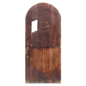 Arched 36″ Antique Plank Door, Early 1900s