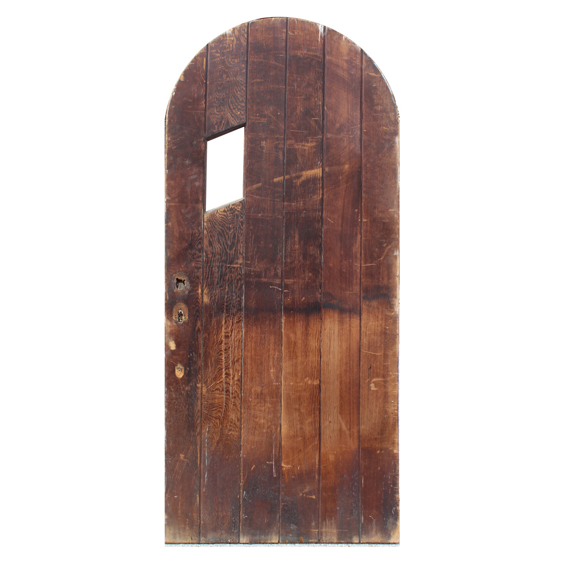 Arched 36″ Antique Plank Door, Early 1900s