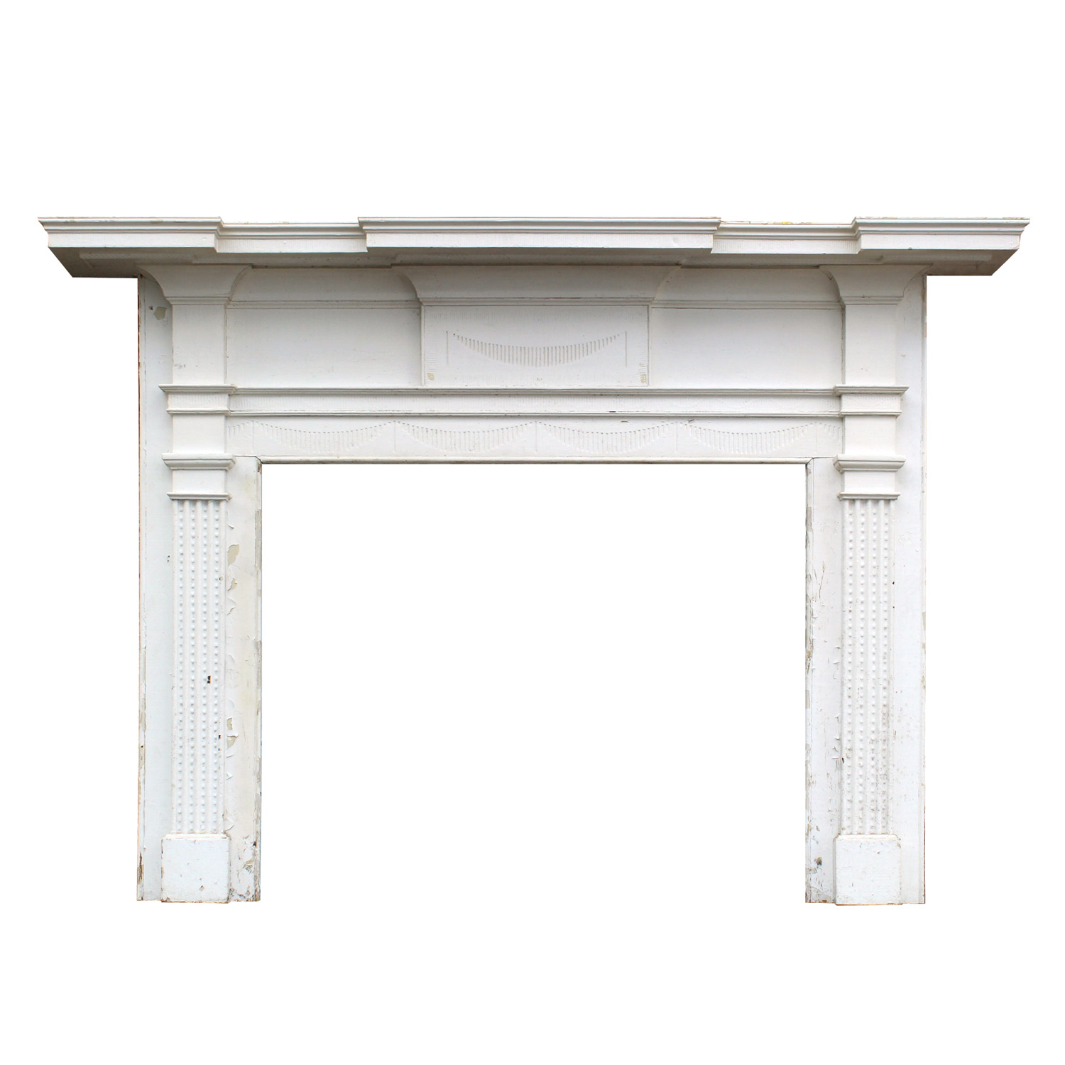 Reclaimed Antique Federal Fireplace Mantel, c.1820