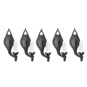 Matching Antique Single-Arm Sconces, Early 1900’s