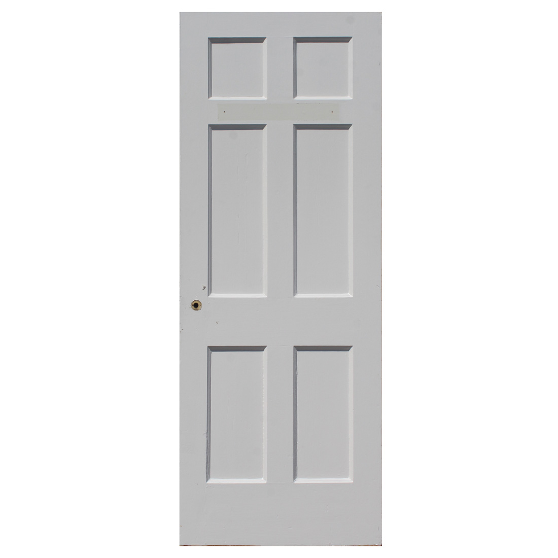 Antique 30” Six-Panel Solid Wood Door, Early 1900’s