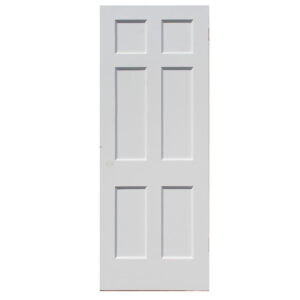 Salvaged 30” Antique Six-Panel Solid Wood Door, Early 1900’s Salvaged 30” Antique Six-Panel Solid Wood Door, Early 1900’s