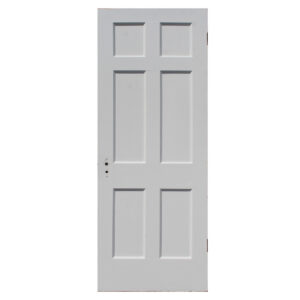 Reclaimed 30” Antique Six-Panel Solid Wood Door Reclaimed 30” Antique Six-Panel Solid Wood Door