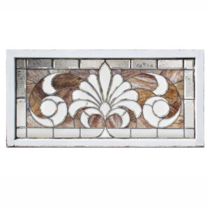 Antique American Stained Glass Window, Early 1900s