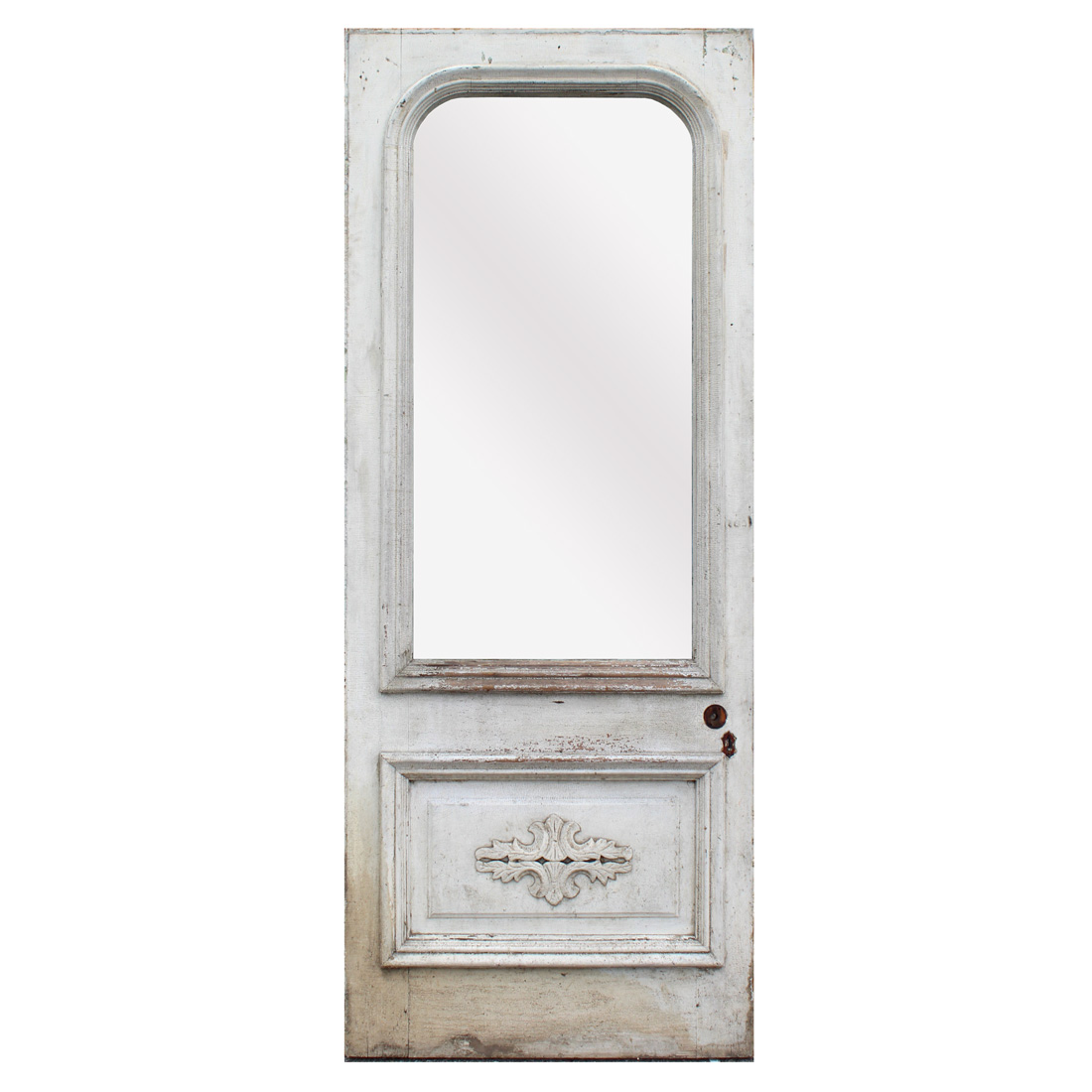 Antique 32″ Decorative Door with Arched Window