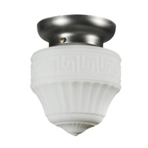 Antique Neoclassical Flush Mount Light, Early 1900’s