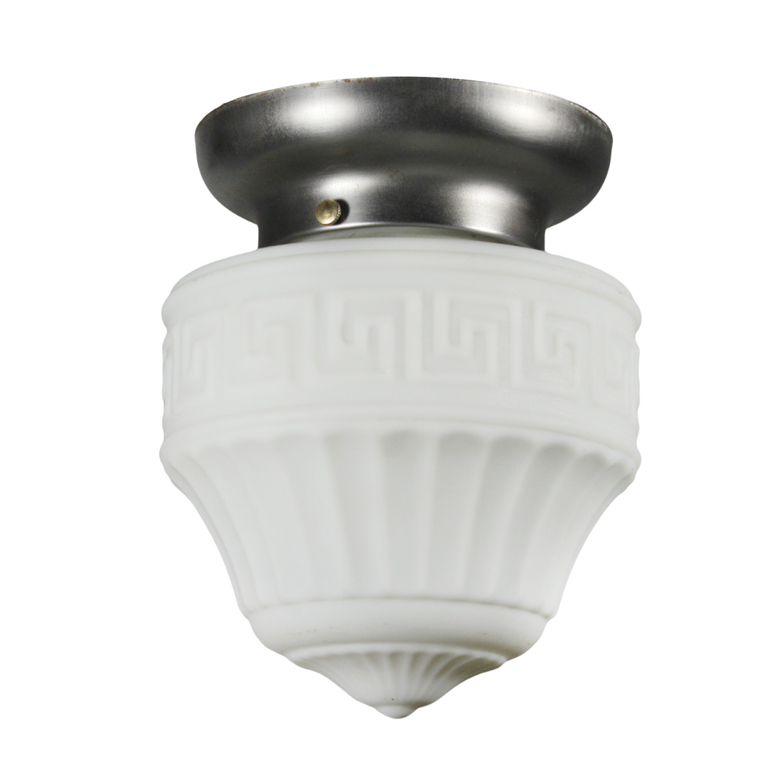 Antique Neoclassical Flush Mount Light, Early 1900’s