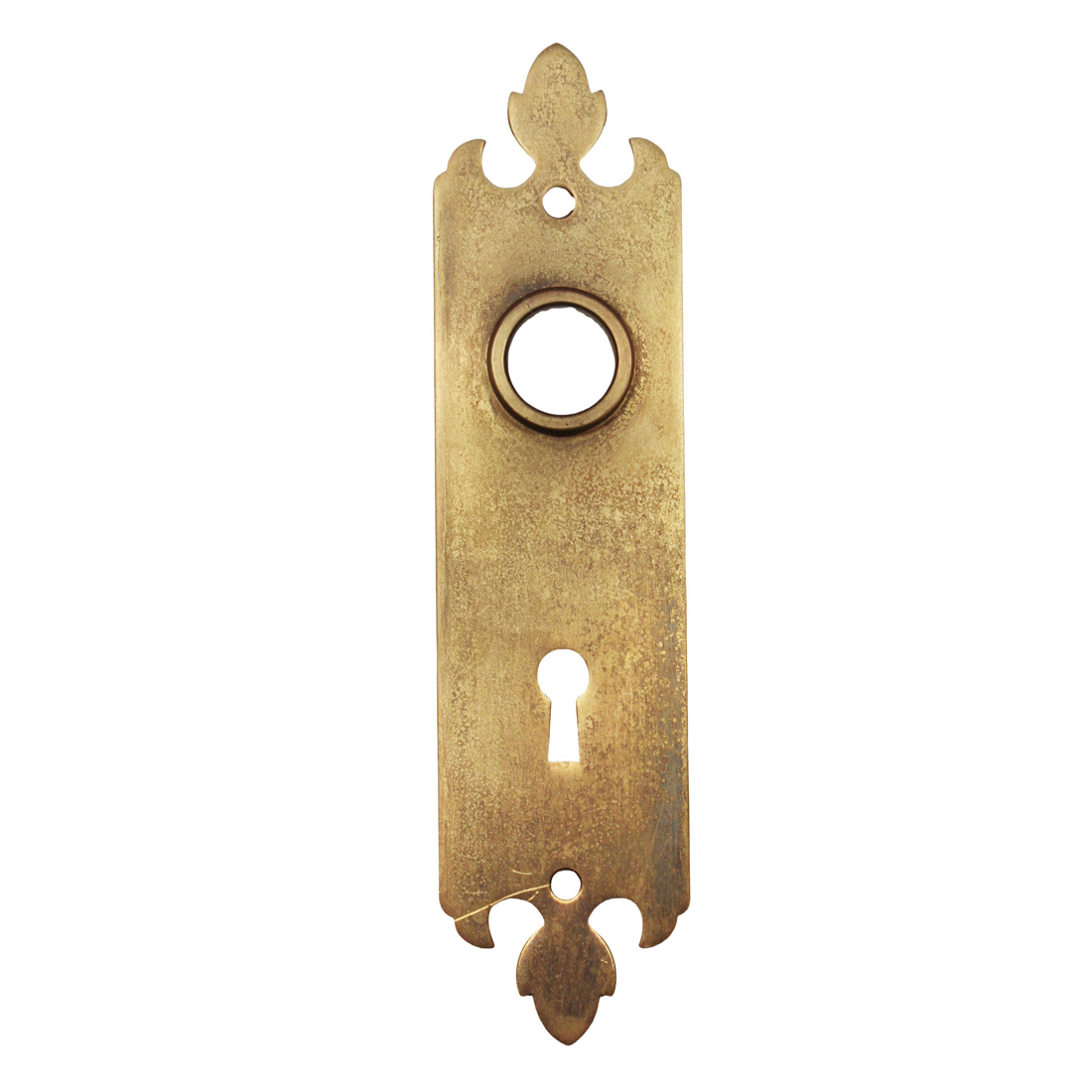 Matching Antique New Old Stock Cast Brass Doorplates