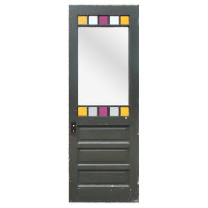 Reclaimed Antique 31″ Queen Anne Door, 19th Century