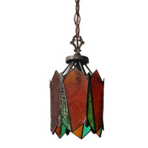 Antique Lantern with Original Glass, Early 1900’s
