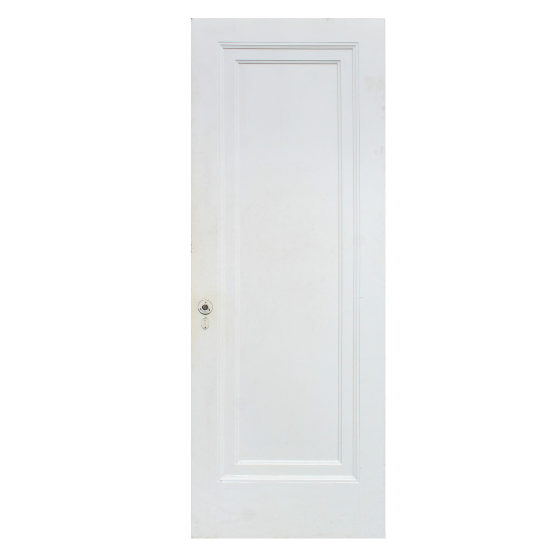 Salvaged 30” Single-Panel Solid Wood Door, Antique Doors