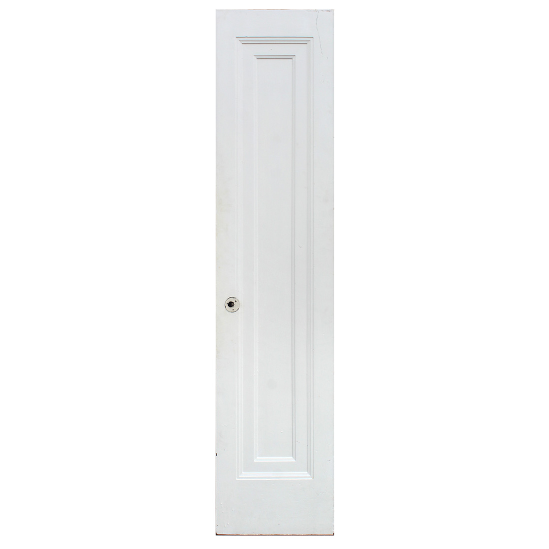Narrow Antique 18” Single-Panel Solid Wood Door, Early 1900’s