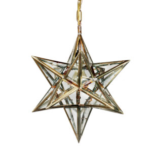 Antique Moravian Star Pendant Light, c. 1920’s Antique Moravian Star Pendant Light, c. 1920’s