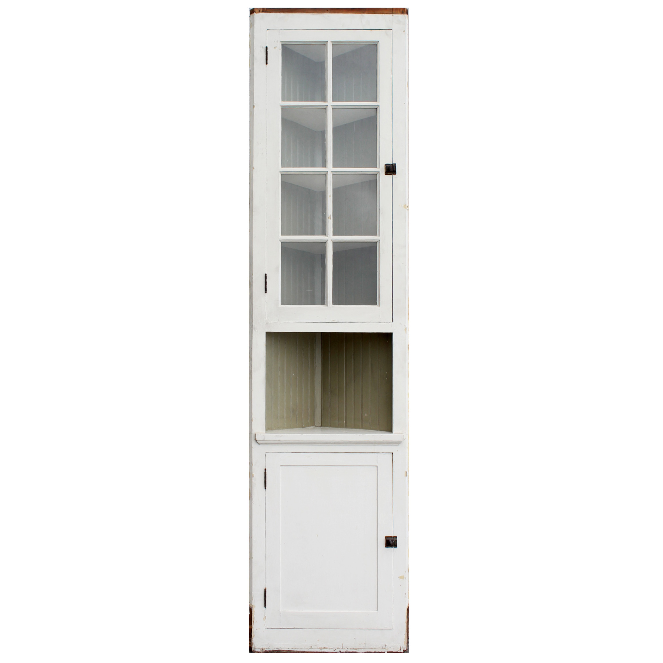 Reclaimed Corner Cabinet, c. 1920