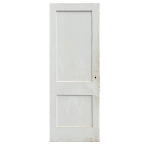 Reclaimed 30” Two-Panel Solid Wood Door, c. 1920 Reclaimed 30” Two-Panel Solid Wood Door, c. 1920
