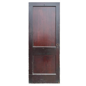 Salvaged Antique 32” Two-Panel Solid Wood Door Salvaged Antique 32” Two-Panel Solid Wood Door