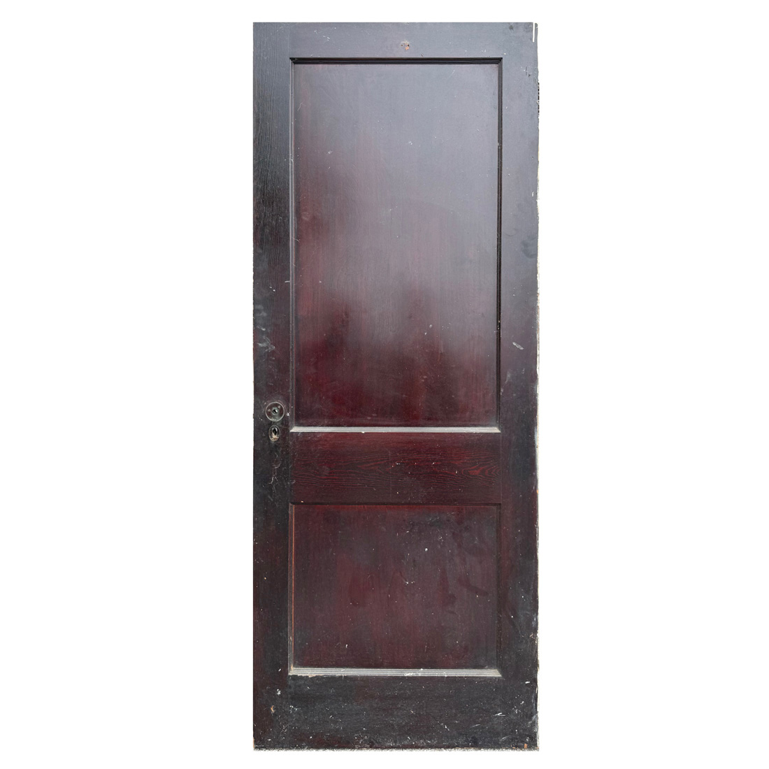 Antique 32” Two-Panel Solid Wood Door, Early 1900’s