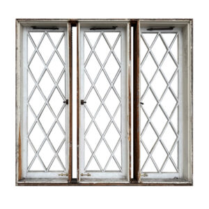 Set of Antique Lattice Windows, c. 1920 Set of Antique Lattice Windows, c. 1920