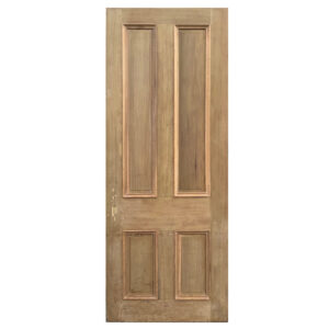 Antique 36″ Solid Wood Door, Poplar