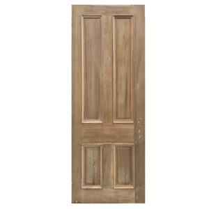 Salvaged Antique 36″ Poplar Door, c. 1860